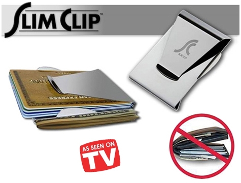 Slim Clip Çelik Para ve Kredi Kartı Cüzdanı
