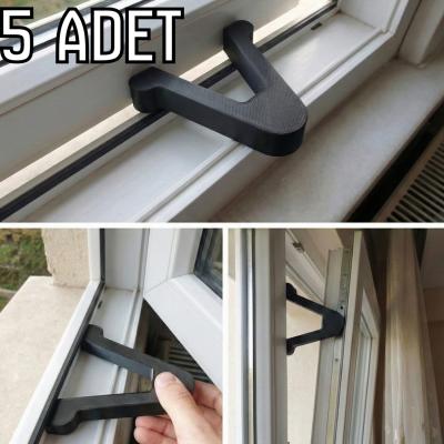 5Li Pencere Kapı Stoperi Pencere Kapanma Engelleyici Plastik Aparat