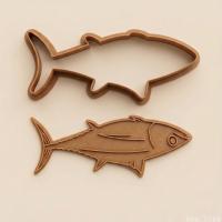 5Li Balık Figürlü Hamur Şekillendirici Kurabiye Kalıbı Oyun Hamuru Kalıbı 11 5 cm