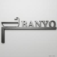 Banyo Yazılı Kapı Üstü Dekor