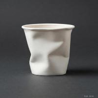 Beyaz Modern Yamuk Formlu Bardak Kalemlik Masaüstü Plastik Düzenleyici