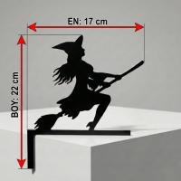 Cadı Figürlü Kapı Köşe Dekoru