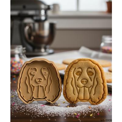 Cocker Spaniel Şekillendirici Kalıp Kurabiye Hamur Kesici Oyun ve Şeker Hamuru Seti