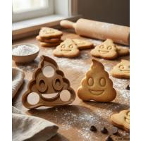 Emoji Figürlü Kurabiye Kalıbı Hamur Kesici  Mizah Temalı Şeker ve Oyun Hamuru İçin Tek Parça Kalıp