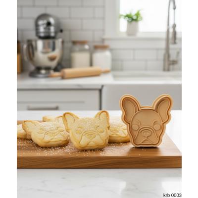 Fransız Bulldog Şekillendirici Kalıp Kurabiye Hamur Kesici Oyun ve Şeker Hamuru Seti