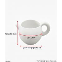 Gri Çaydanlık Seklinde Mini Dekoratif Saksı 6 Cm Masa Ustu Ofis Dekoru