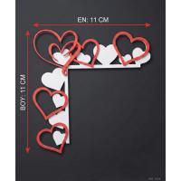 Kalp Desenli Anahtar Priz Dekoru