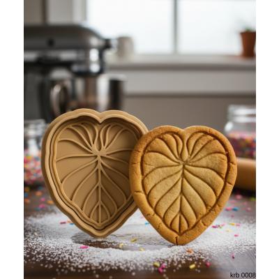 Kalp Yaprak Şekillendirici Kalıp Kurabiye Hamur Kesici Oyun ve Şeker Hamuru Seti