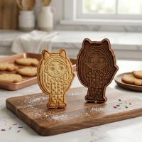 Kedi Kulaklı Kız Hamur Şekillendirici Kurabiye Kalıbı Oyun Hamuru Kalıbı 8 5 cm