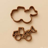 2Li Kepçe İş Makinesi Hamur Şekillendirici Kurabiye Kalıbı Oyun Hamuru Kalıbı 8 cm