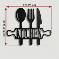 Kitchen Yazılı Mutfak Duvar Dekoru