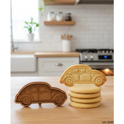 Klasik Araba Figürlü Kurabiye Kalıbı Hamur Kesici Şeker Hamuru ve Oyun Hamuru İçin