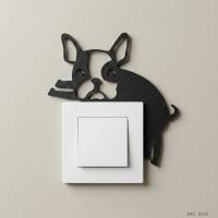 Köpek Silüet Anahtar Priz Dekoru