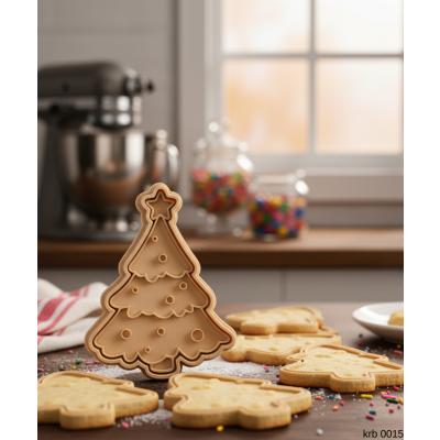 Noel Ağacı Christmas Tree Şekillendirici Kalıp Kurabiye Hamur Kesici Oyun ve Şeker Hamuru Seti