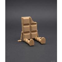 Sarkık Ayaklı Çikolata Dekor Biblo