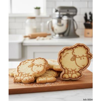 Sevimli Koyun Şekillendirici Kalıp Kurabiye Hamur Kesici Oyun ve Şeker Hamuru Seti
