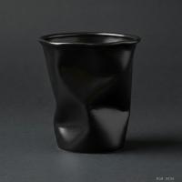 Siyah Modern Yamuk Formlu Bardak Kalemlik Masaüstü Plastik Düzenleyici