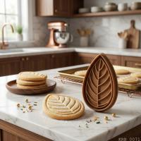 Yaprak Figürlü Hamur Şekillendirici Kurabiye Kalıbı Oyun Hamuru Kalıbı 8 5 cm