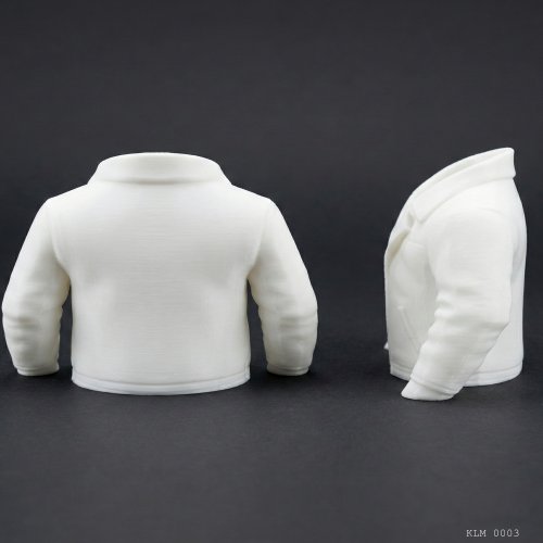 Beyaz Ceket Tasarımlı Kalemlik Masaüstü Plastik Düzenleyici