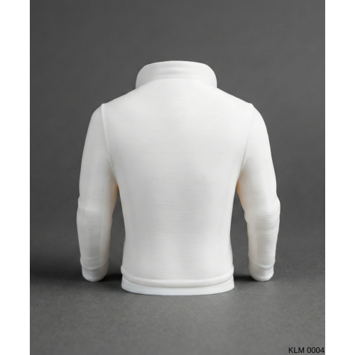 Beyaz Fermuarlı Cepli Deri Ceket Formlu Kalemlik Masaüstü Plastik Düzenleyici