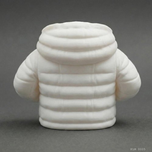 Beyaz Şişme Mont Puf Formlu Büyük Boy Makyaj Fırçalığı Masaüstü Kozmetik Düzenleyici