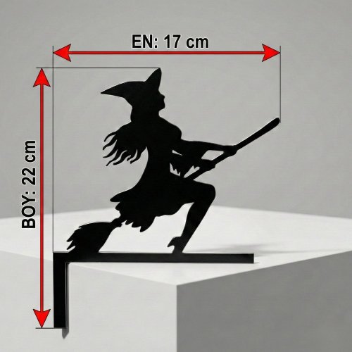 Cadı Figürlü Kapı Köşe Dekoru