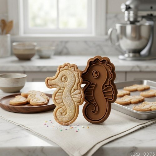 Denizatı Figürlü Hamur Şekillendirici Kurabiye Kalıbı Oyun Hamuru Kalıbı 9 cm