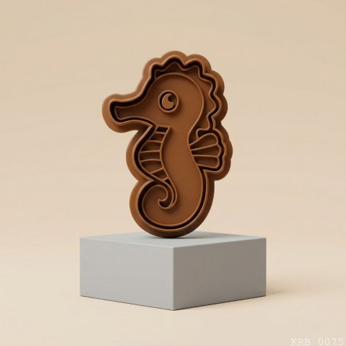 Denizatı Figürlü Hamur Şekillendirici Kurabiye Kalıbı Oyun Hamuru Kalıbı 9 cm