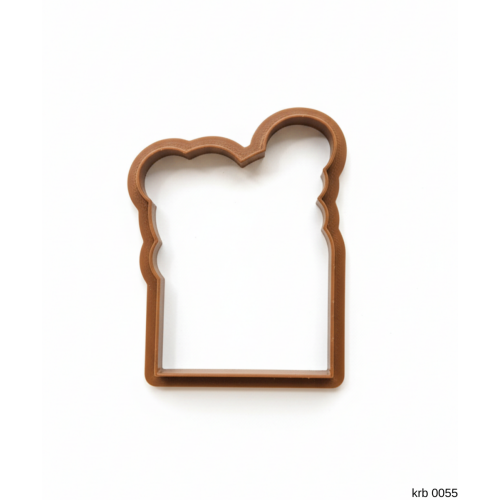 Ekmek Şeklinde Kurabiye Kalıbı Hamur Kesici Şeker ve Oyun Hamuru İçin Tek Parça Kalıp