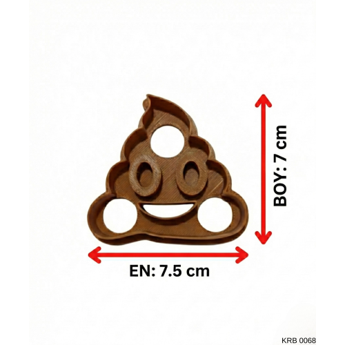 Emoji Figürlü Kurabiye Kalıbı Hamur Kesici  Mizah Temalı Şeker ve Oyun Hamuru İçin Tek Parça Kalıp