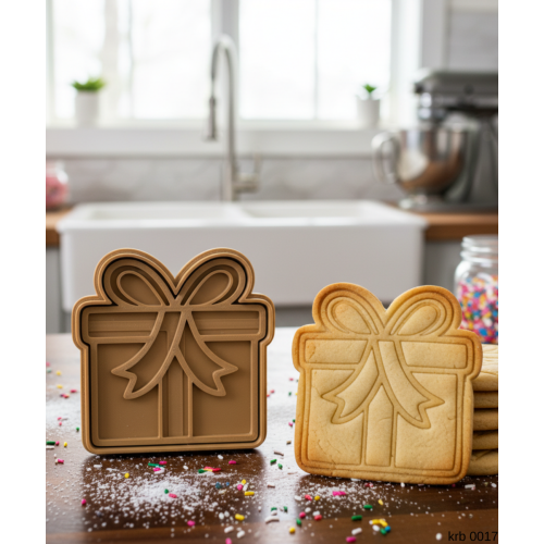 Hediye Kutusu Gift Box Şekillendirici Kalıp Kurabiye Hamur Kesici Oyun ve Şeker Hamuru Seti