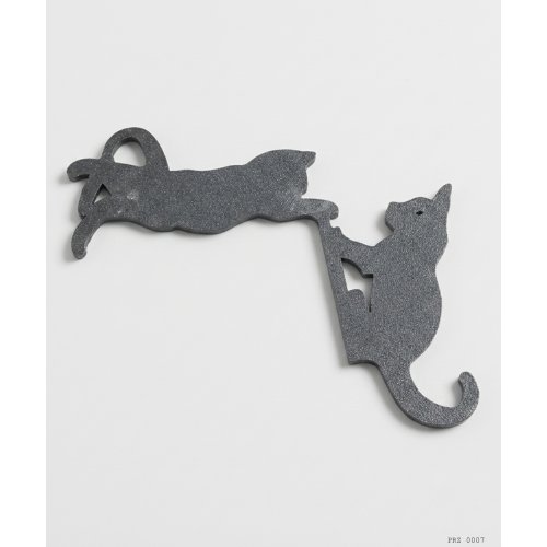 İki Kedi Figürlü Anahtar Priz Dekoru