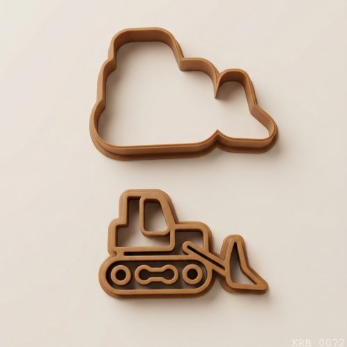 İş Makinesi Figürlü Hamur Şekillendirici Kurabiye Kalıbı Oyun Hamuru Kalıbı 8 cm