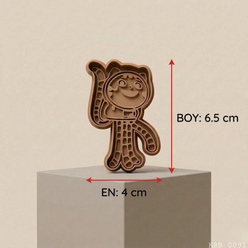 2Li Uzun Kuyruklu Kedi Hamur Şekillendirici Kurabiye Kalıbı Oyun Hamuru Kalıbı 6 5 cm