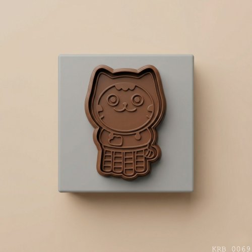 Kedi Figürlü Hamur Şekillendirici Kurabiye Kalıbı Oyun Hamuru Kalıbı 6 5 cm