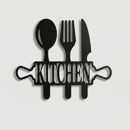 Kitchen Yazılı Mutfak Duvar Dekoru