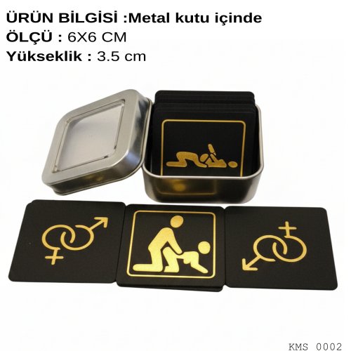 Metal Kutulu Yetişkin Oyun Kartları Seti