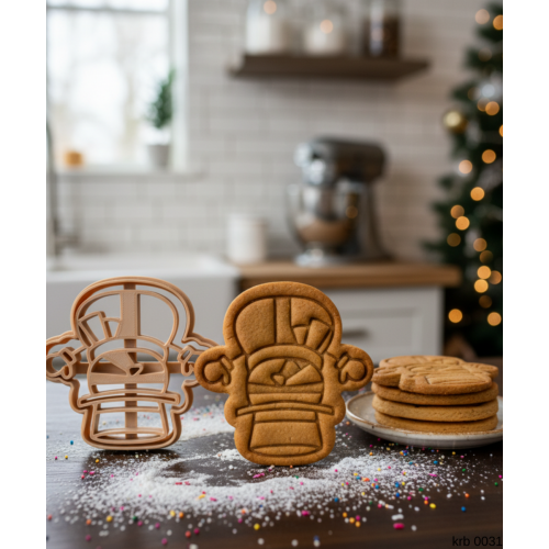 Noel Askeri Fındıkkıran Kurabiye Kalıbı Şapkalı Asker Çift Parça Şeker ve Oyun Hamuru Kesici