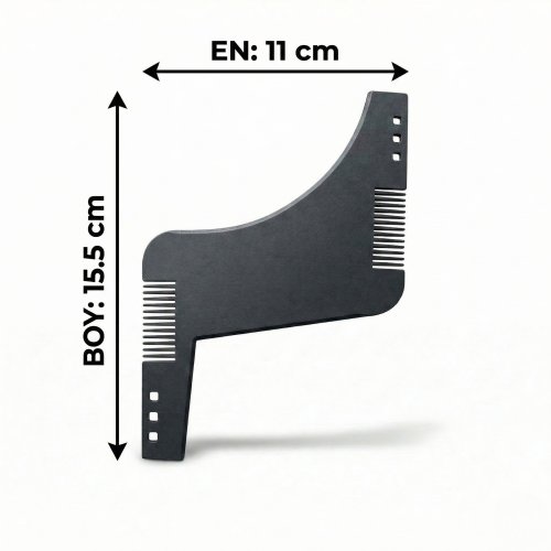 Sakal Şekillendirme Şablonu Z Sakal 