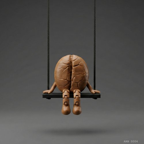 Salıncaklı Kahve Çekirdeği Figürlü Dikiz Aynası Süsü Araç İçi Dekoratif Asma Aksesuar