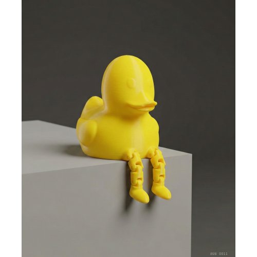 Sarkık Ayaklı Sarı Ördek Dekor Biblo