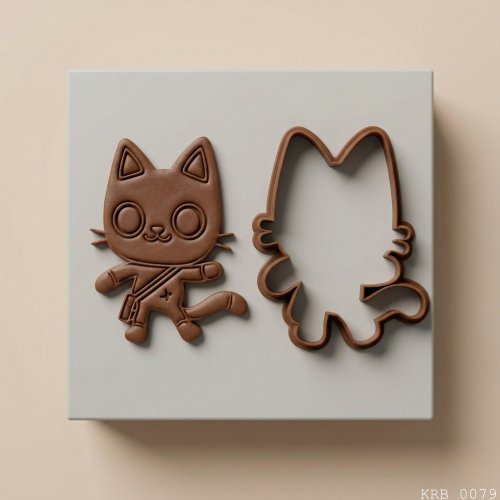 3Lü Sevimli Kahraman Kedi Kurabiye Kalıbı Oyun Hamuru Kalıbı 6 5 cm