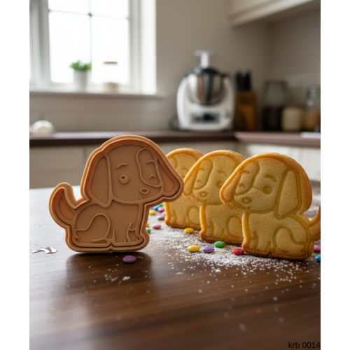 Sevimli Köpek Puppy Şekillendirici Kalıp Kurabiye Hamur Kesici Oyun ve Şeker Hamuru Seti