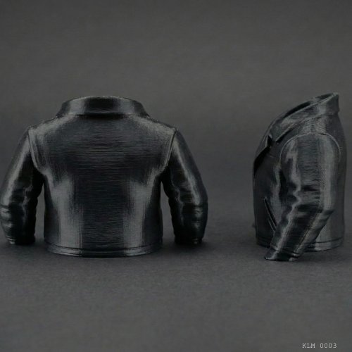 Siyah Ceket Tasarımlı Kalemlik Masaüstü Plastik Düzenleyici