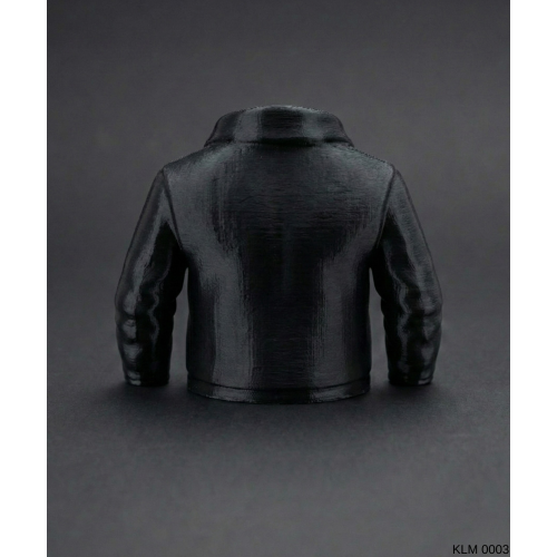 Siyah Ceket Tasarımlı Kalemlik Masaüstü Plastik Düzenleyici