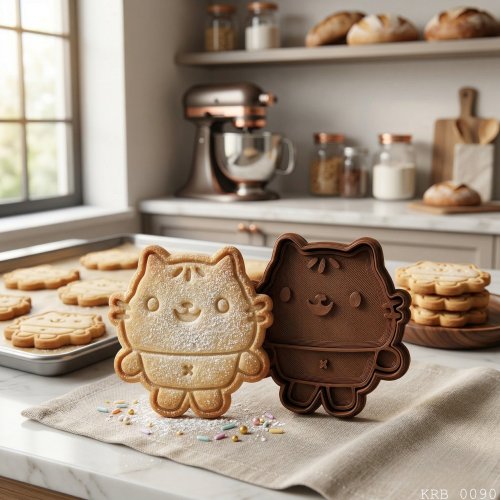 Tombul Kedi Hamur Şekillendirici Kurabiye Kalıbı Oyun Hamuru Kalıbı 6 5 cm