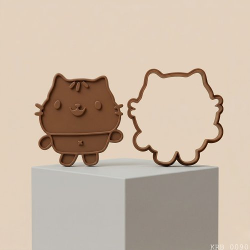 5Li Tombul Kedi Hamur Şekillendirici Kurabiye Kalıbı Oyun Hamuru Kalıbı 6 5 cm