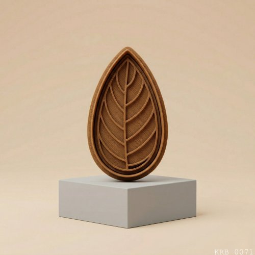 Yaprak Figürlü Hamur Şekillendirici Kurabiye Kalıbı Oyun Hamuru Kalıbı 8 5 cm