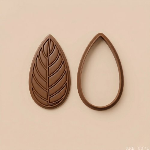 Yaprak Figürlü Hamur Şekillendirici Kurabiye Kalıbı Oyun Hamuru Kalıbı 8 5 cm