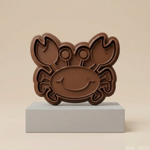 2Li Yengeç Figürlü Hamur Şekillendirici Kurabiye Kalıbı Oyun Hamuru Kalıbı 9 cm